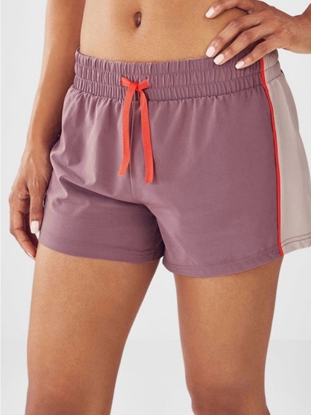 Fabletics Purple Athletic Shorts with Built-in Lining Size Large - Picture 12 of 14